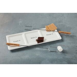 MUD PIE S'MORE TRAY SET NEW!!